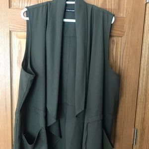 Draped vest